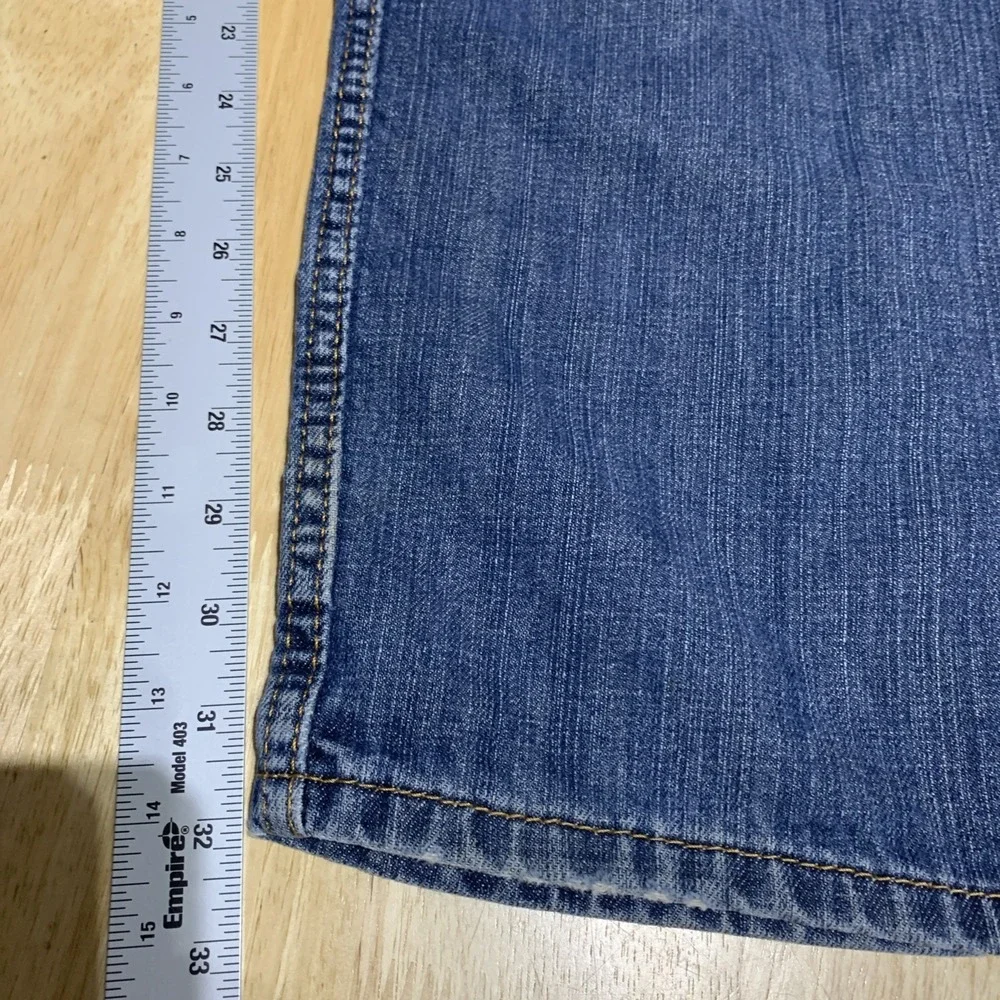 Levi's 505 Regular Fit Straight Leg Jeans Men's Size 36X32 High‎ Rise Denim Blue